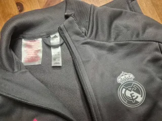 Chándal Real Madrid Adidas Gris y Rosa
