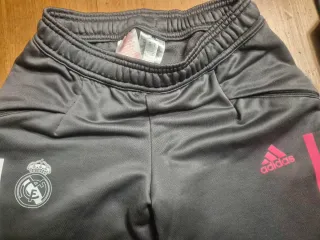 Chándal Real Madrid Adidas Gris y Rosa