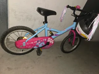 Bici 16 con casco infantil