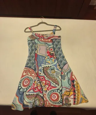 Vestido Largo Estampado Mujer