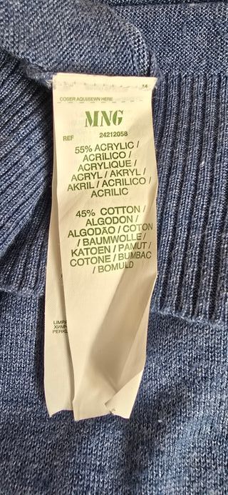 REBECA LARGA AZUL MANGO