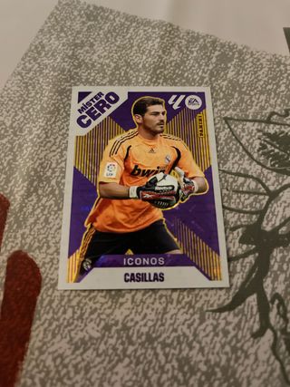 Cromo Mister Cero Iker Casillas Panini