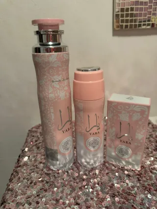 Pack Perfume Yara Rosa y Plateado