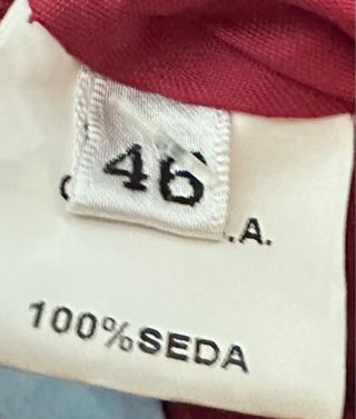 Vestido de fiesta seda Annie Novia rojo