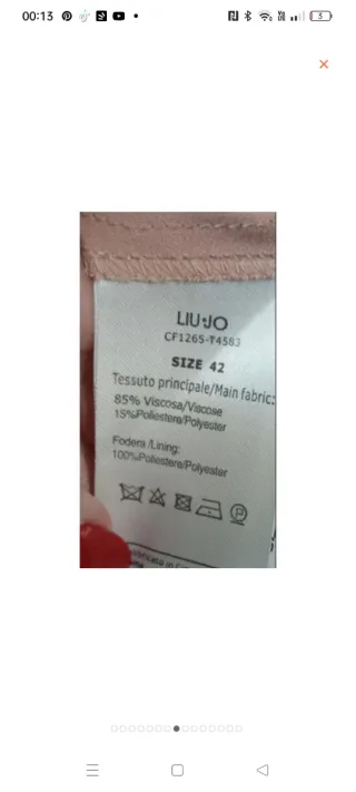 Liu Jo completo rosa,taglia 42 nuovo