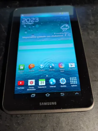 Tablet Samsung Galaxy Tab 2 - 7.0 Negra con funda