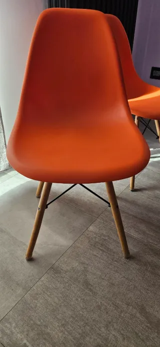 Set 6 sedie arancioni