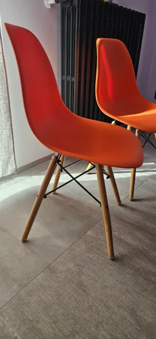 Set 6 sedie arancioni