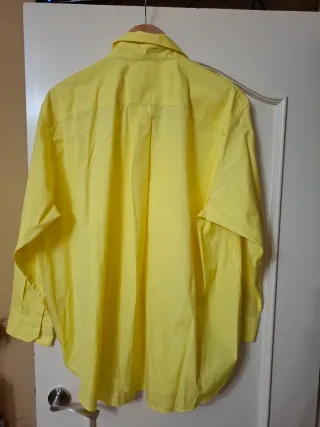 Camisa Oversize Massimo Dutti Amarilla