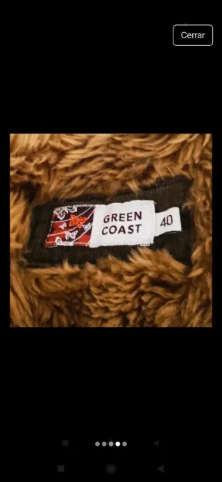 Chamarra Pana Vintage T/40 Algodón