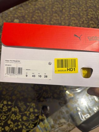 Zapatillas Puma Pokémon Talla 43