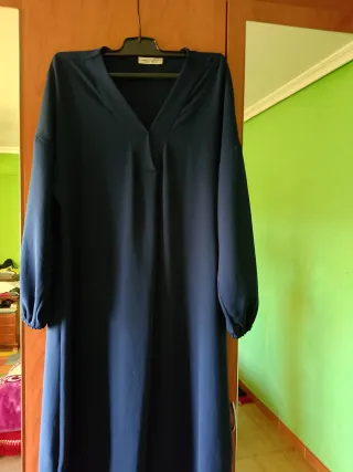 Abaya azul talla única