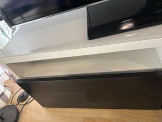 Muebles  salón blanco y negro