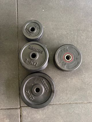 Barras , discos y soporte discos