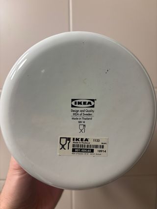 Jarra Ikea Sockerärt 22 cm Porcelana Blanca
