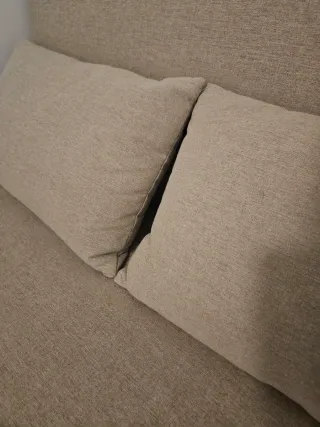 Sofá Cama 2 Plazas Sklum Beige