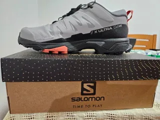 Zapatillas Salomon X Ultra 4 Goretex Gris/Naranja