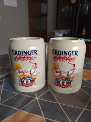 Jarras Erdinger Oktoberfest Cerámica