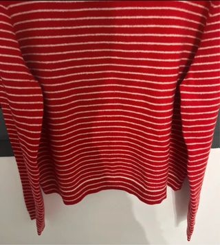 Jersey Zara Rayas Rojas Talla L