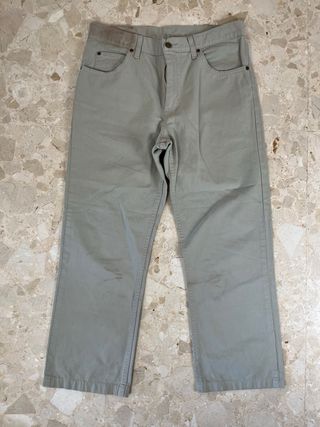Pantalón Lee Hombre Talla 40 Gris