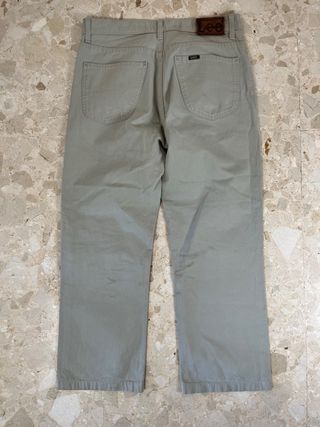 Pantalón Lee Hombre Talla 40 Gris