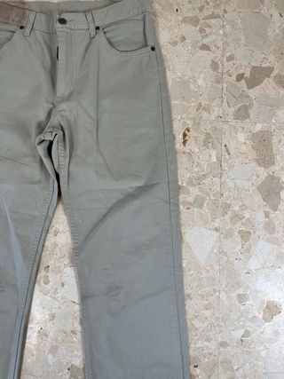 Pantalón Lee Hombre Talla 40 Gris