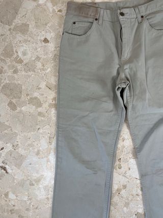 Pantalón Lee Hombre Talla 40 Gris