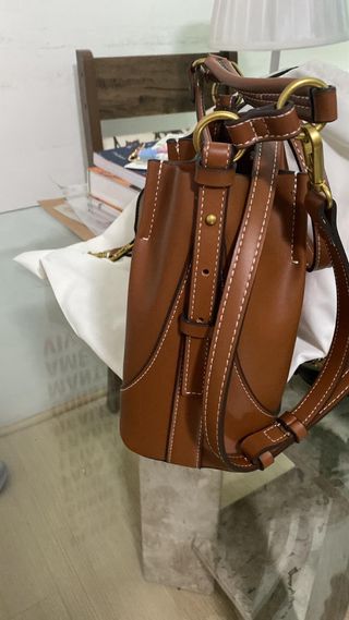 Bolso Zara Marrón con neceser