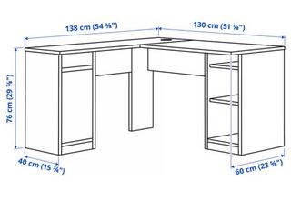 Escritorio Esquinero Ikea Blanco