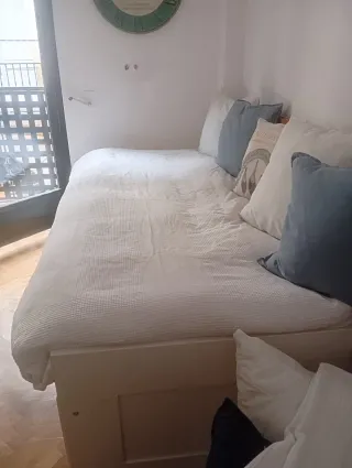 Estructura diván cama Ikea Brimnes Blanca 80x200cm