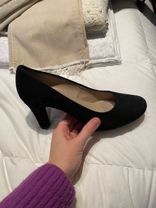 Zapatos de tacón negros de la talla 37