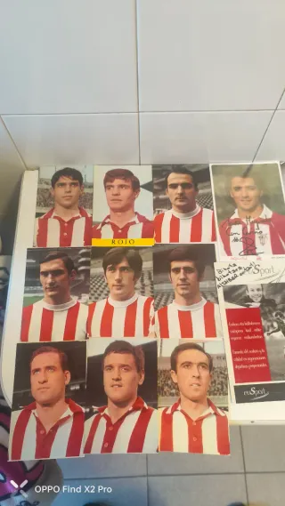Postales Oficiales Firmadas Futbolistas 5 unidad