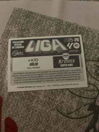 Cromo Super Kids Kromix Arda Güler