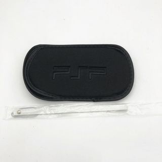 Funda de PSP 3000 / 2000 / 1000 | Negro + cinta