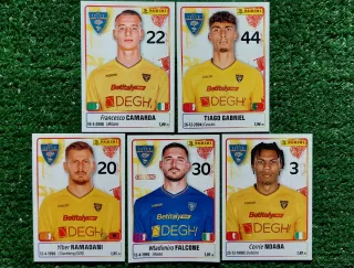 5 figurine Panini Lecce 2025/26