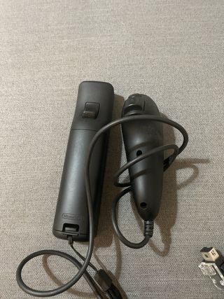 Controller Wii e Nunchuk Nero Nintendo