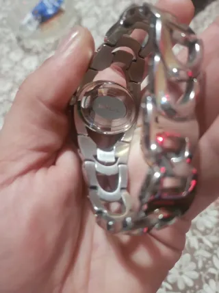 Orologio Tribe nero e argento