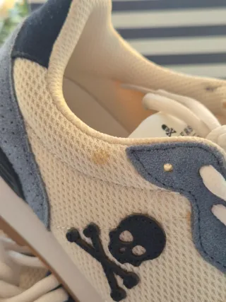 Botines Scalpers Azul/Blanco Talla 38