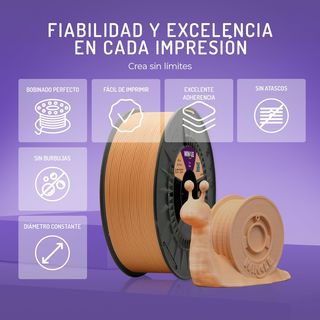 WINKLE FEED YOUR PRINTER Filamento 3D PLA HD Beige