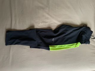 Mallas Running Nike Negro y Amarillo