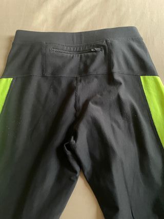 Mallas Running Nike Negro y Amarillo