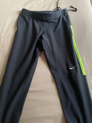 Mallas Running Nike Negro y Amarillo