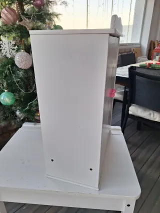 Armario Ropero Infantil Blanco y Rosa