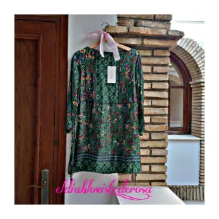 Vestido Zara cachemir flecos