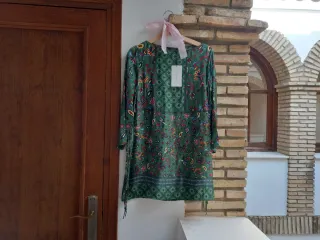 Vestido Zara cachemir flecos