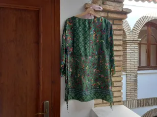 Vestido Zara cachemir flecos