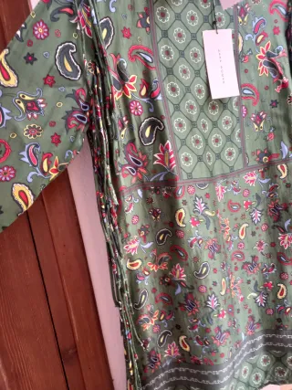 Vestido Zara cachemir flecos