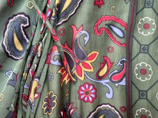 Vestido Zara cachemir flecos