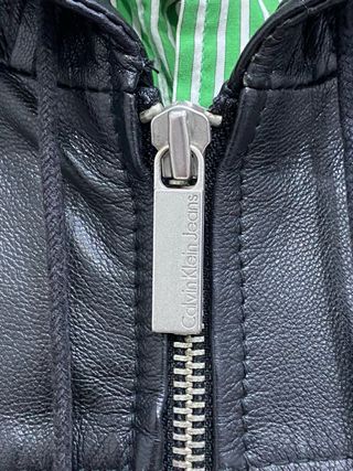 Giubbotto Calvin Klein Vera Pelle Uomo L bomber