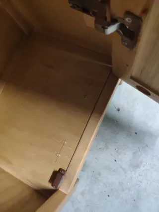 Torre armario lavabo madera